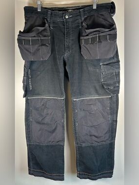 Helly Hansen Workwear Men’s Chelsea Construction Pants Double Knee Size 36X30